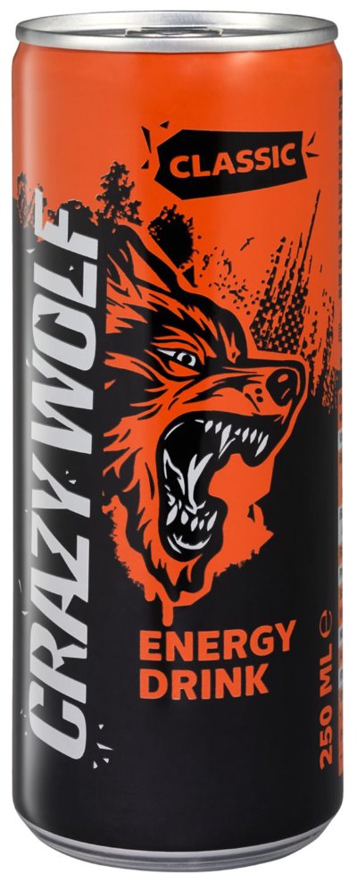 Crazy Wolf Енергийна напитка
различни видове