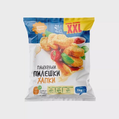 Сами-М Панирани пилешки хапки
замразени